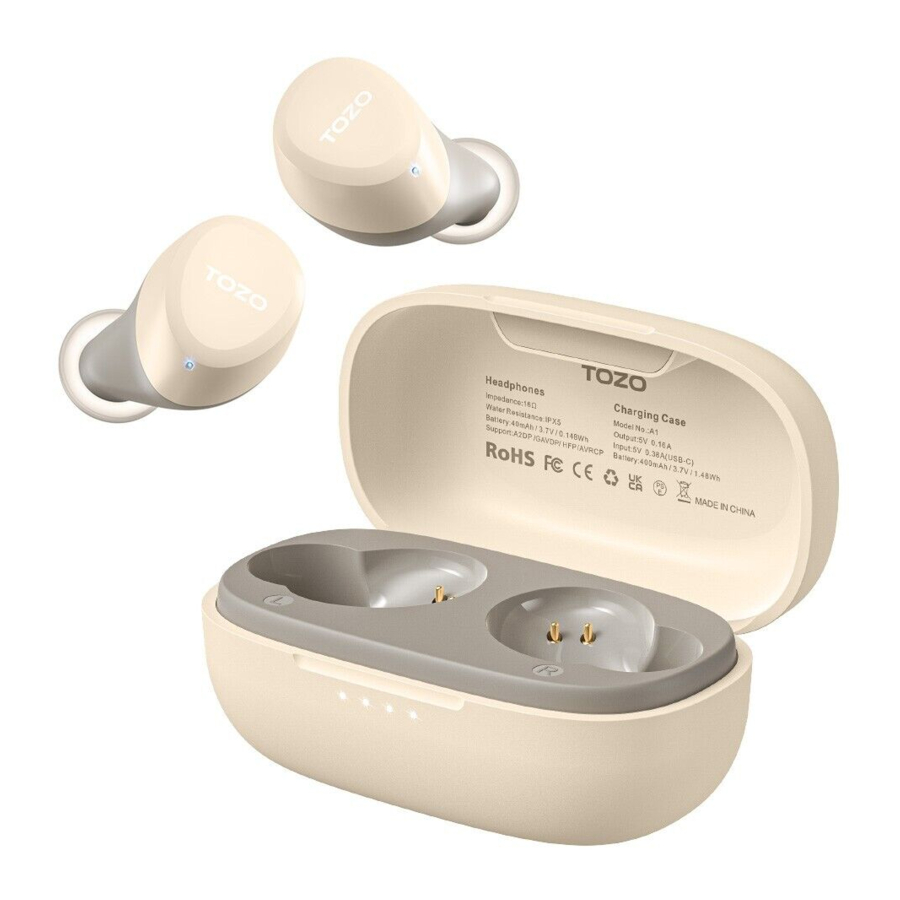 TOZO A1 Manual