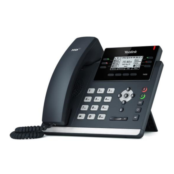 Yealink T42G Admin Manual