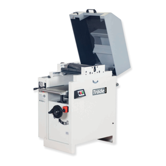 Axminster Trade AT310T2 Thicknesser Manuals