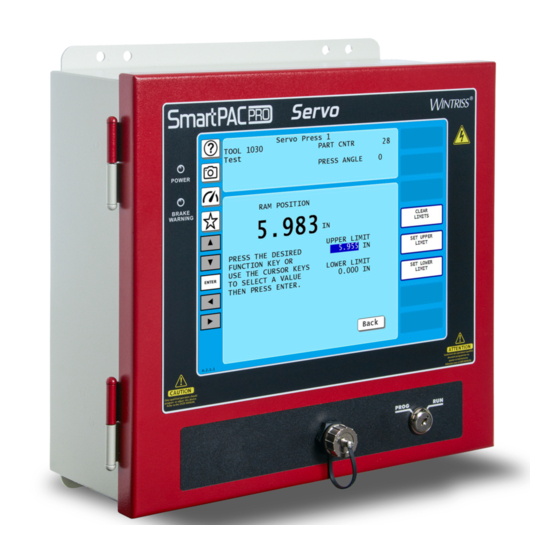 Wintriss SmartPAC PRO Servo User Manual