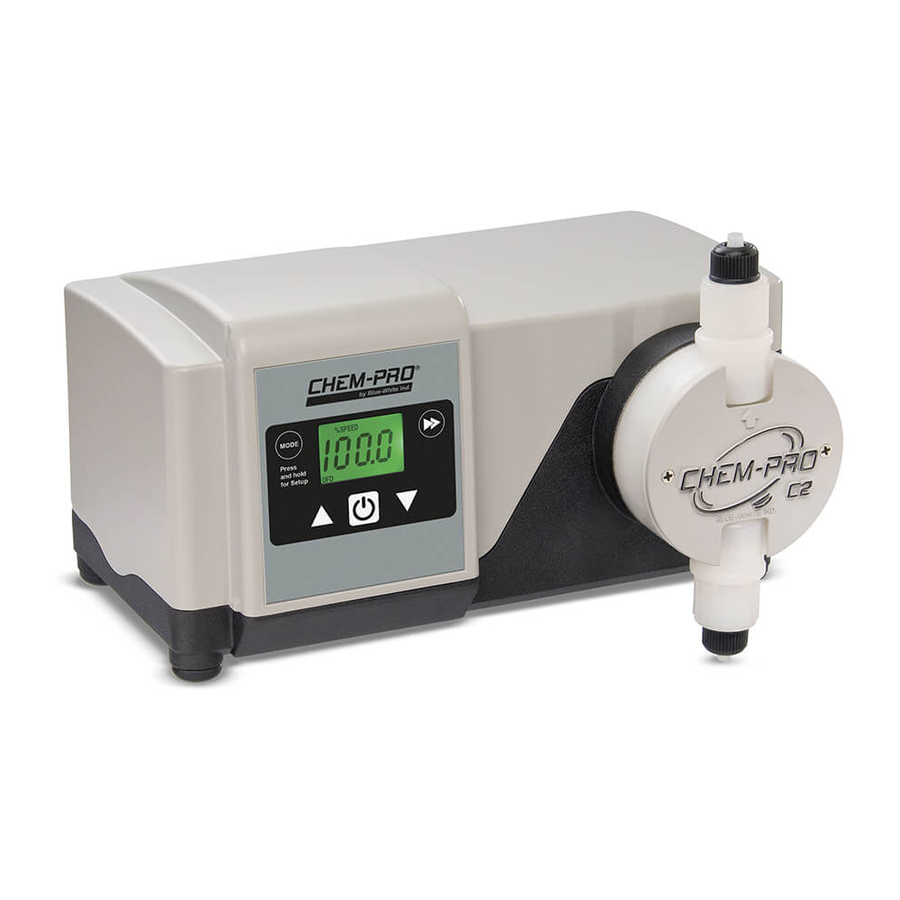 Blue-White ProSeries CHEM-PRO C2F Series Manual