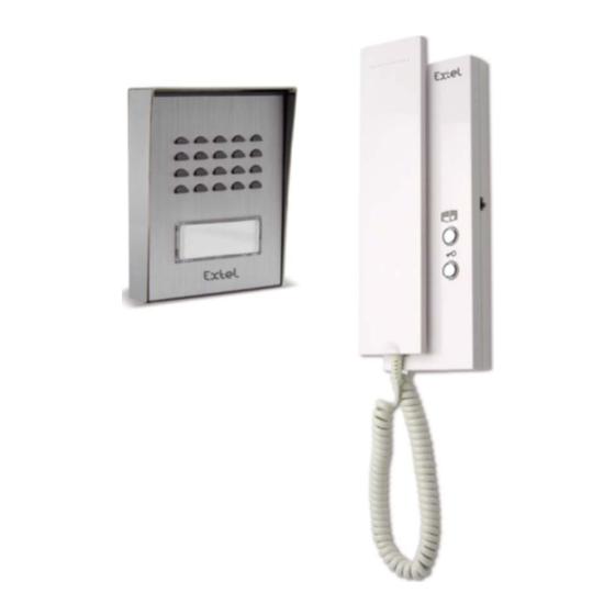 Extel EASY BUS 3 Installation And User Manual