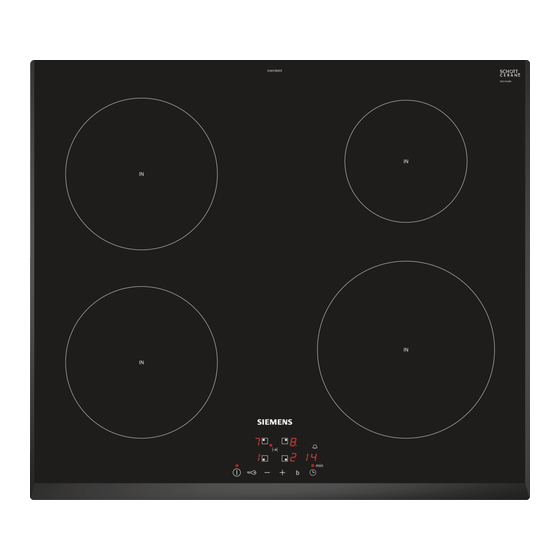 Siemens iQ100 EU BE Series User Manual