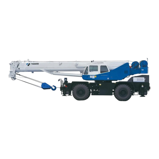Tadano GR-500XL Manuals