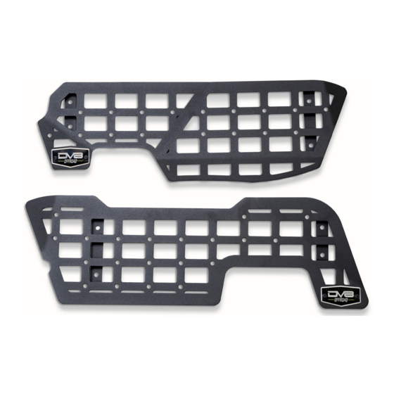 DV8 OFFROAD CCBR-02 Product Installation Manual