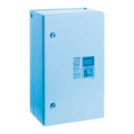 Omron VARISPEED E7 IP54 Quick Start Manual