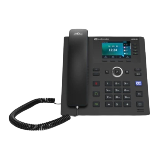 Audiocodes 425HD Manuals | ManualsLib
