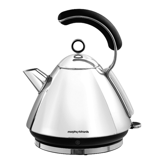 Morphy Richards 43880 SS TRADITONAL KETTLE Instructions Manual