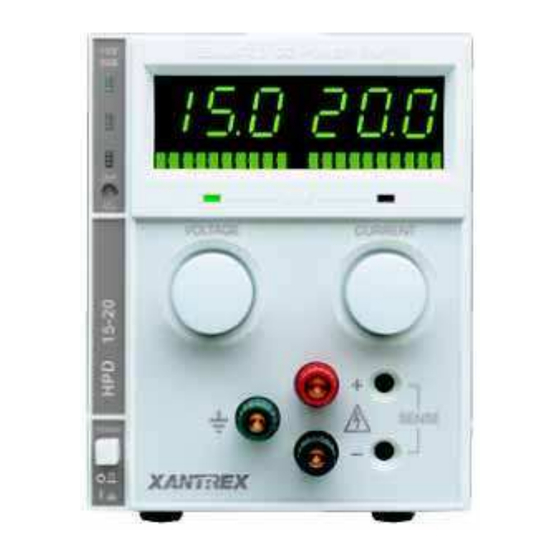 Xantrex HPD Series Manuals