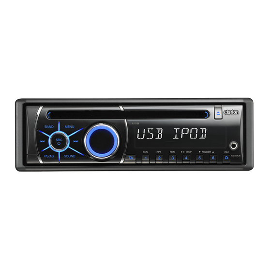 Clarion CZ200E Owner's Manual & Installation Manual