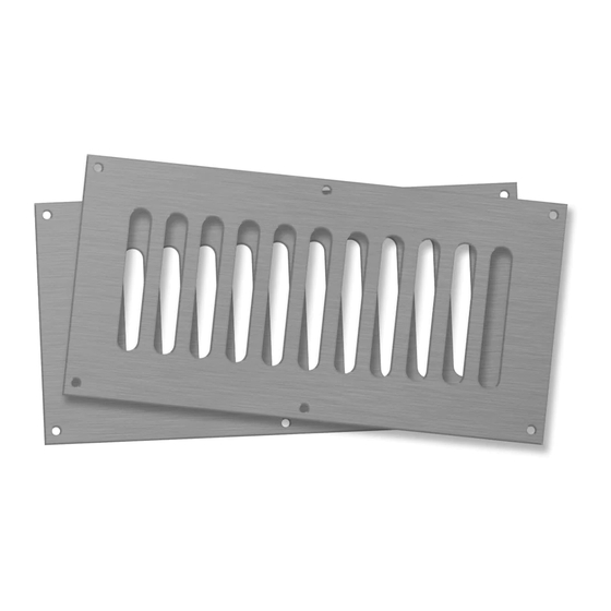 Firegear VENT KIT 6x12 Operating Instructions
