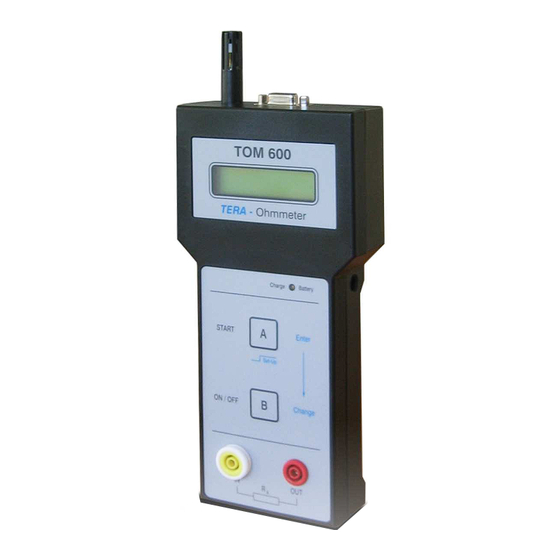 Tera TOM 600 Manual