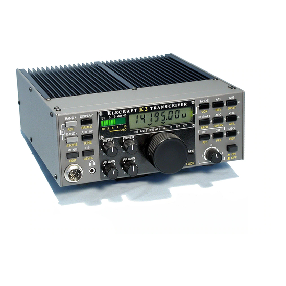 ELECRAFT KAT2 Assembly And Operating Instructions Manual