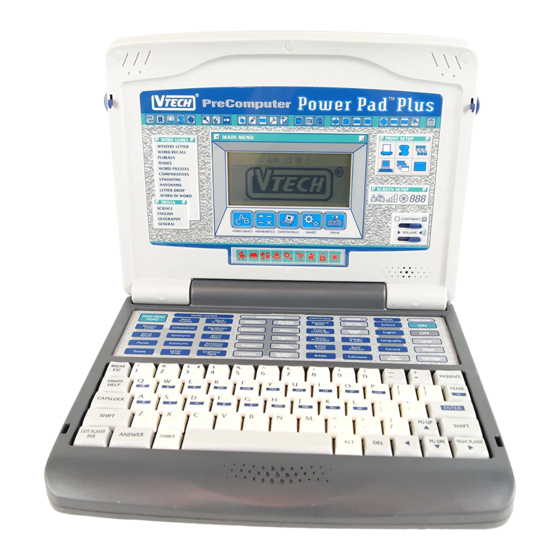 VTech Power Pad Precomputer Power Pad Plus User Manual