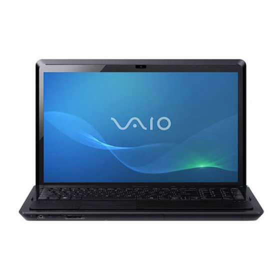 Sony VPCF221FX Quick Start Manual