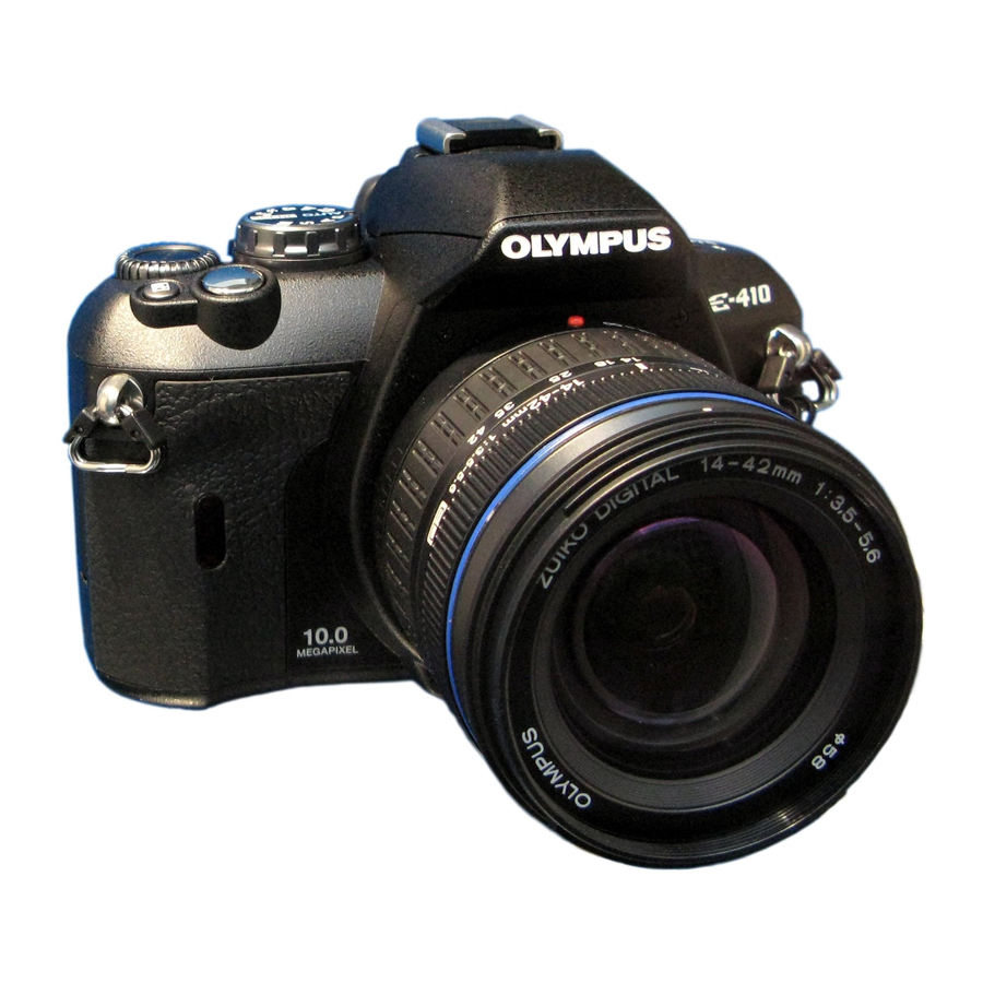 Olympus EVOLT E-410 Quick Start Manual