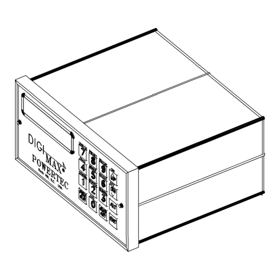 PowerTec Digimax Motor Speed Controller Manuals