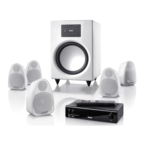 Teufel Motiv 5 Digital Technical Description And Operating Instructions