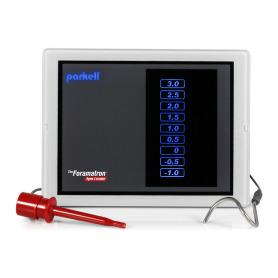 parkell Foramatron D645 Instructions For Use Manual