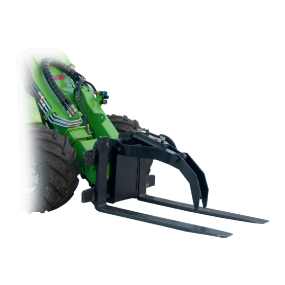 AVANT A33503 Operator's Manual For Attachment