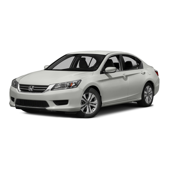 Honda Accord Sport 2015 Technology Reference Manual