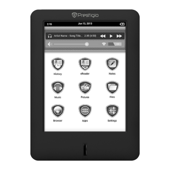Prestigio MultiReader 5364 Manuals