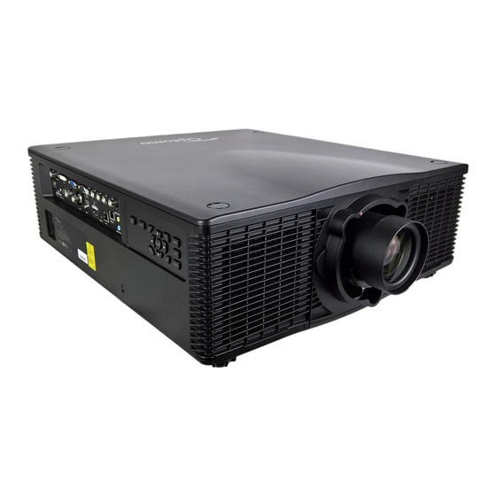 Optoma WU1500 Manual