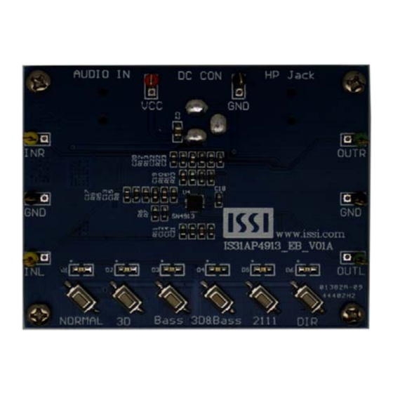 ISSI IS31AP4913 Manual