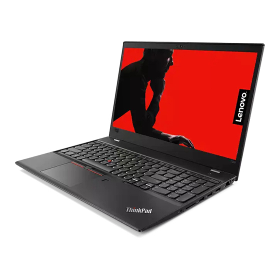 Lenovo ThinkPad T580 Setup Manual