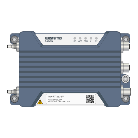 Westermo Ibex-RT-220 Series User Manual