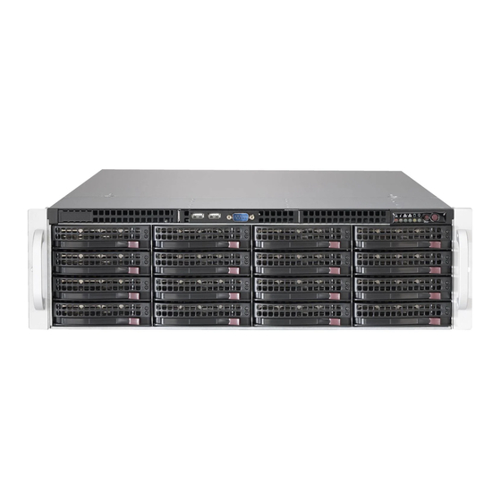Supermicro SuperStorageSystem 6038R-E1CR16L User Manual