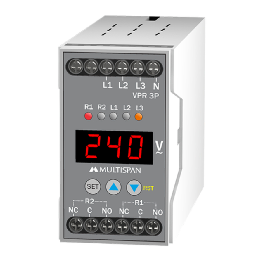 MULTISPAN VPR 3P Manual