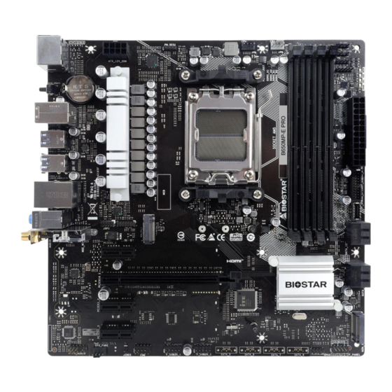 Biostar B650MP-E PRO Manuals