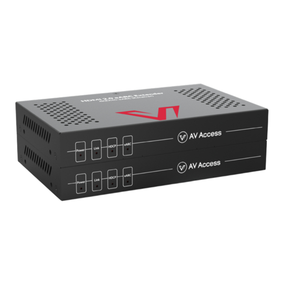 AV Access 4KEX40-eARC User Manual