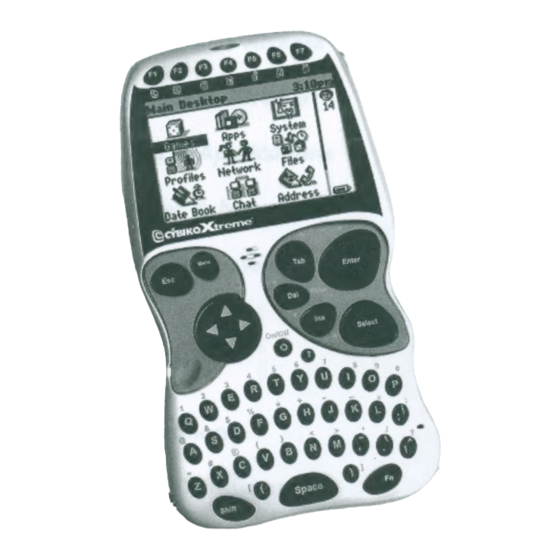 Cybiko Xtreme CY44801 Manuals