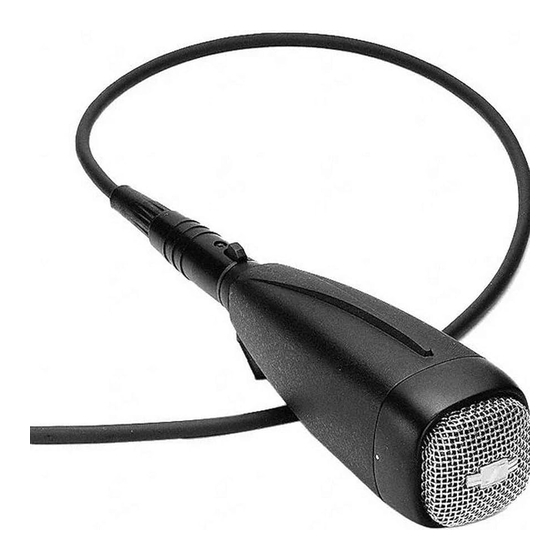 Sennheiser MD 21-U Manual