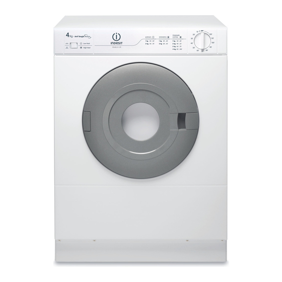 Indesit IS41V Use And Care & Installation Instructions Manual
