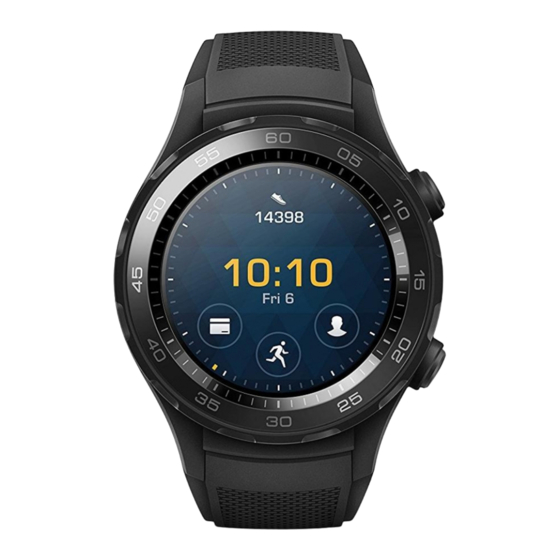 Huawei Watch 2 Quick Start Manual