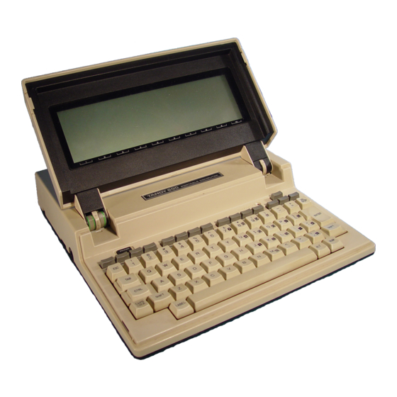 Tandy 600 Programmer's Reference Manual