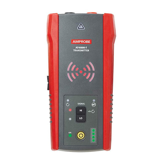 Amprobe AT-6000-R Quick Start Manual