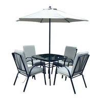 Royalcraft Roma Padded 6 Piece Dining Set Assembly Instructions Manual