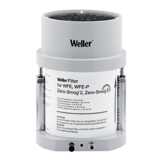 Weller WFE Manuals