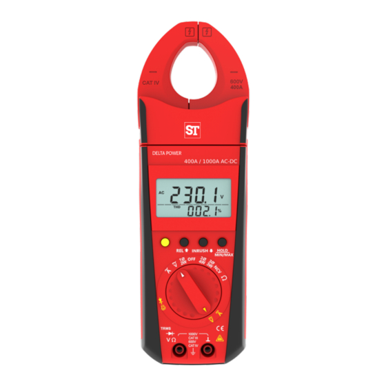 ST DELTA 1000/400A AC DC User Manual