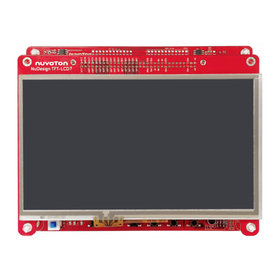 Nuvoton NuMaker-HMI-N9H30 User Manual
