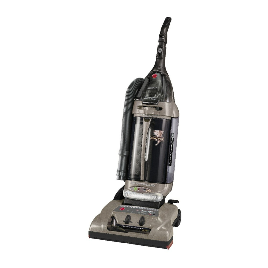 Hoover U6634900 - Self Propelled WindTunnel Bagless Upright Vacuum Manuals