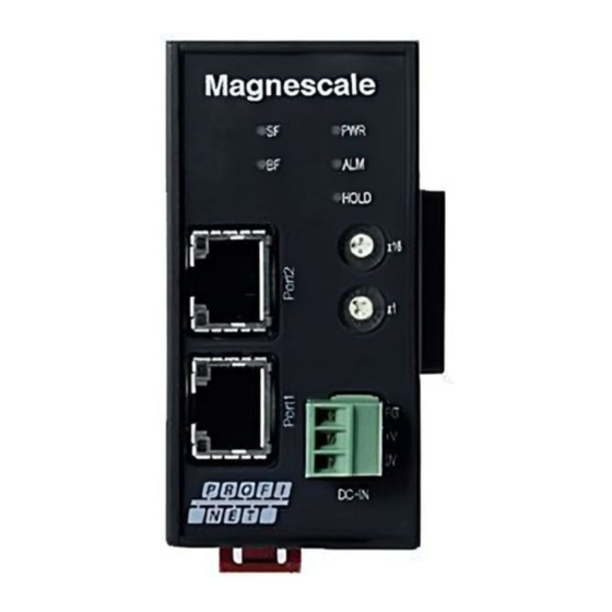 Magnescale MG80-EC Manuals