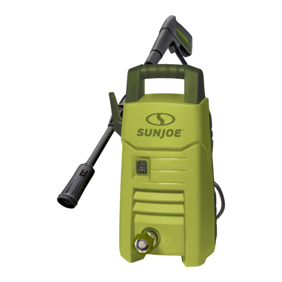 SNOWJOE SUNJOE SPX206E Operator's Manual