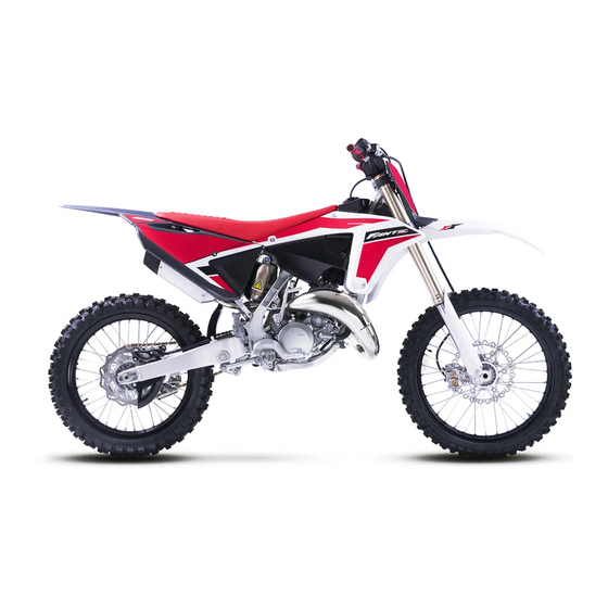 Fantic XX 125 Use And Maintenance Manual