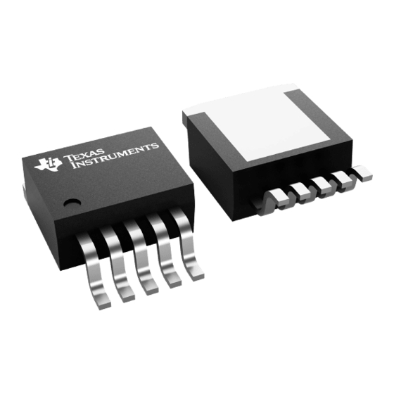 Texas Instruments SIMPLE SWITCHER LM2595 Manuals