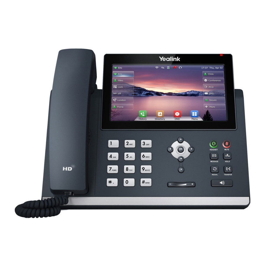 Yealink T48U Manual